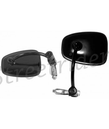NAPOLEON BLACK REARVIEW MIRROR FOR HANDLEBAR CAFÉ RACER
