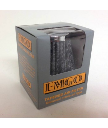 FILTRO ARIA CONICO CROMATO CLAMP ON 35 MM. PER MOTO CAFE RACER