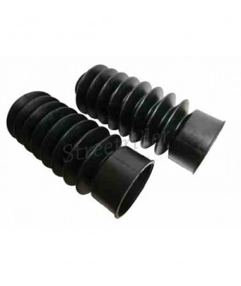 UNIVERSAL MOTORCYCLE COVER BELLOWS FORK BLACK CAFE RACER