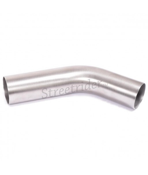 UNIVERSAL BENDED PIPE 30° DEGREE Ø 40MM STAINLESS STEEL FOR EXHAUST MUFFLER MOTORCYCLE