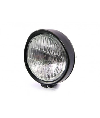 LIM LINE HEADLIGHT 5.9" 150 MM FLAT BLACK FOR CAFE RACER MOTORCYCLE
