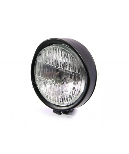 LIM LINE HEADLIGHT 5.9" 150 MM FLAT BLACK FOR CAFE RACER MOTORCYCLE