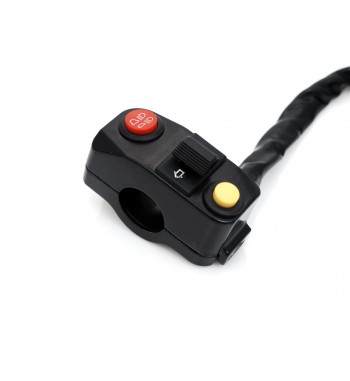 INTERRUTTORE SWITCH HI-LOW ELETTRICO DA MANUBRIO PER FARI