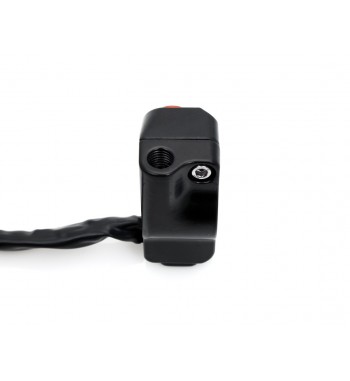 BLOCCO COMANDO SINISTRO IN ALLUMINIO CON PULSANTI MULTIFUNZIONI PER MANUBRIO DA 22 MM. MOTO