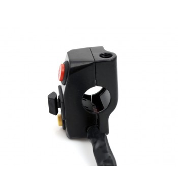 BLOCCO COMANDO SINISTRO IN ALLUMINIO CON PULSANTI MULTIFUNZIONI PER MANUBRIO DA 22 MM. MOTO