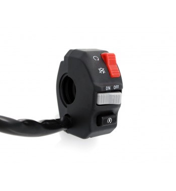 BLOCCO COMANDO DESTRO COMMUTATORE AVVIAMENTO ARRESTO TYPE 12 PER MANUBRIO DA 22 MM. MOTO