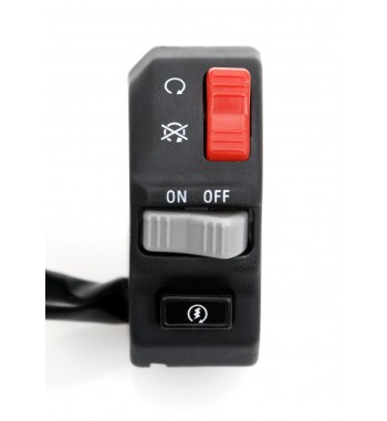 BLOCCO COMANDO DESTRO COMMUTATORE AVVIAMENTO ARRESTO TYPE 12 PER MANUBRIO DA 22 MM. MOTO