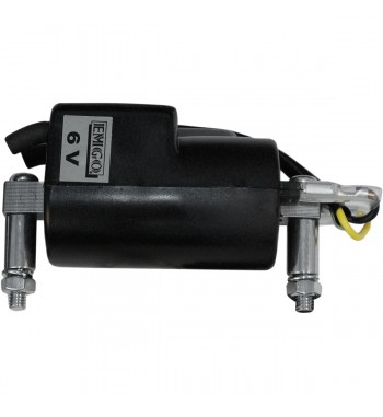 BOBINA ESTERNA DI ACCENSIONE UNIVERSALE 6 V. DOPPIA USCITA CANDELA PER MOTO