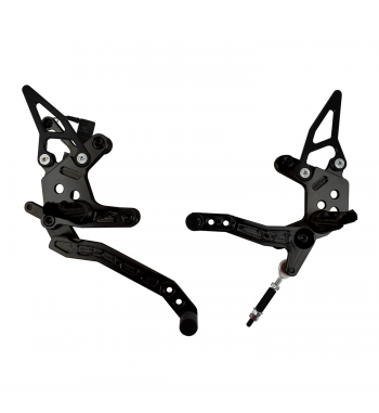 REARSETS BLACK EDITION KIT FOR BMW G310R 2016-2018