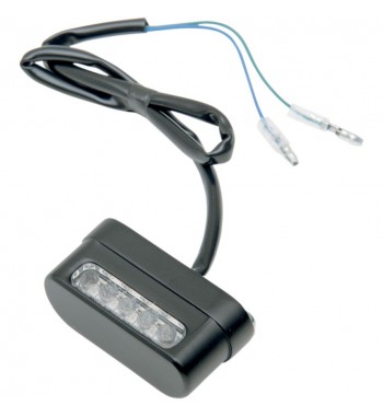 LED-LICHT UNIVERSAL SCHWARZ FÜR NUMMERNSCHILD CAFE RACER MOTORRAD