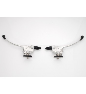 CONTROL LEVERS IN VINTAGE KIT REPL. TOMMASELLI HANDLEBAR brake and clutch handlebar grips. BIKE