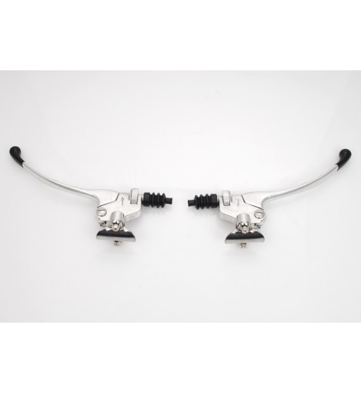 COMANDI LEVE IN KIT VINTAGE REPL. TOMMASELLI FRENO E FRIZIONE PER MANUBRIO 22MM. MOTO