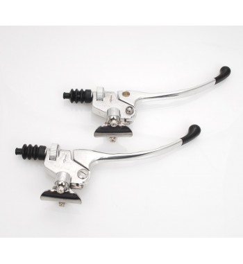 CONTROL LEVERS IN VINTAGE KIT REPL. TOMMASELLI HANDLEBAR brake and clutch handlebar grips. BIKE