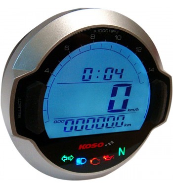 Koso Classic Electronic Speedometer Blue Light 260Km/h Coffee Racer