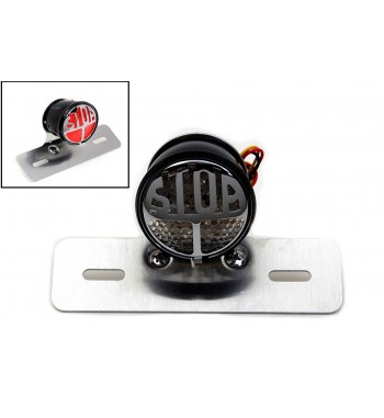 TAIL LIGHT ROUND VINCENT STYLE STOP MOTORCYCLE CAFE RACER