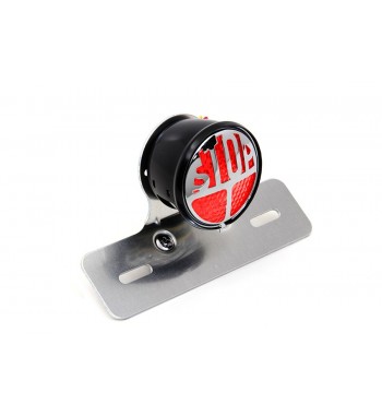 TAIL LIGHT ROUND VINCENT STYLE STOP MOTORCYCLE CAFE RACER