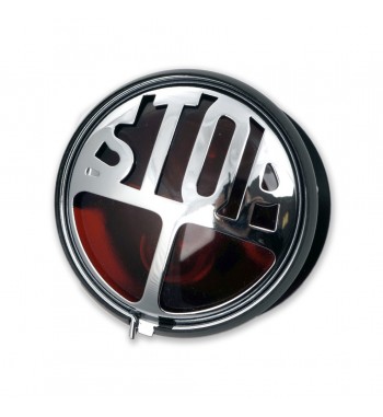 FEU ARRIÈRE RONDE VINCENT STYLE STOP LENTILLE ROUGE MOTO CAFE RACER
