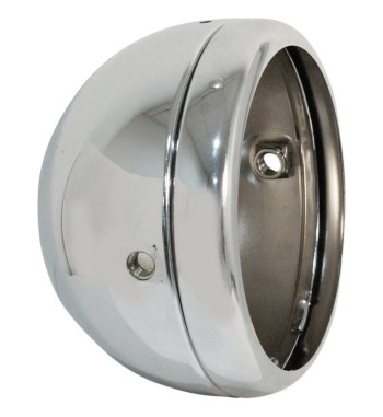 SIDE MOUNT HEADLIGHT 145 MM SHELLS CHROME FOR CAFE RACER MOTORCYCLE