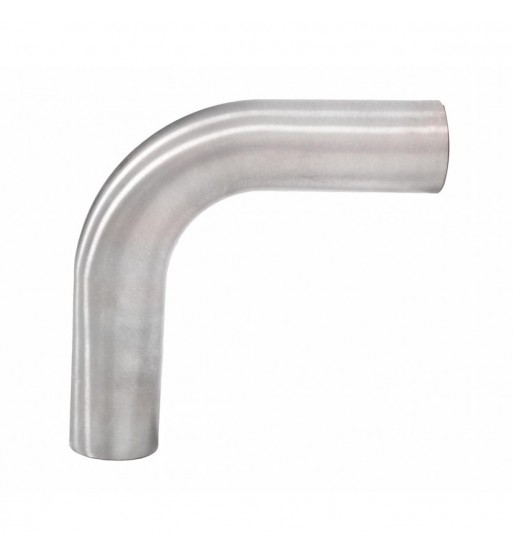 TUYAU D'ÉCHAPPEMENT UNIVERSEL PLIÉ 90° DEGRÉ Ø 50MM ACIER INOX POUR ÉCHAPPEMENT MOTO