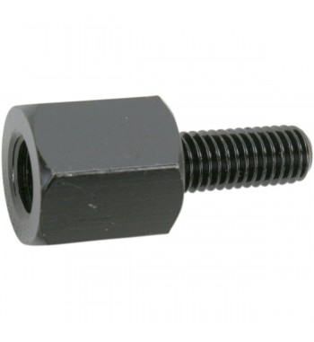 10MM / 8MM BLACK ADAPTER SUPPORT FOR MOTORCYCLE AND SCOOTER MIRROR