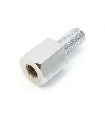 8MM/10MM CHROM ADAPTERHALTER FÜR SPIEGEL MOTORRAD UND SCOOTER