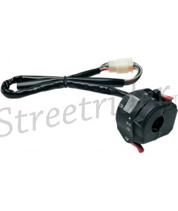 BLOCCO COMANDO LUCI-FRECCE PER MANUBRIO DA 22 MM.MOTO
