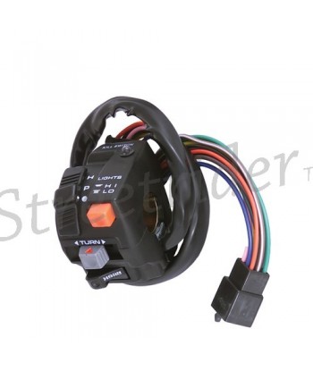 BLOCCO COMANDI FARI-FRECCE PER MANUBRIO DA 22 MM.MOTO