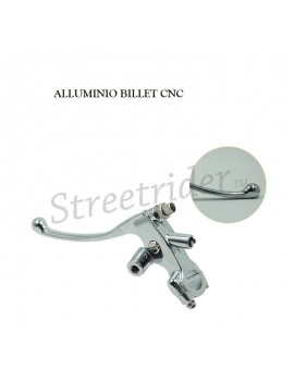 HEBEL ALUMINIUM BREMSE UND KUPPLUNG KIT DE LUXE CHROM LENKER 22 MM MOTORRAD CAFE RACER