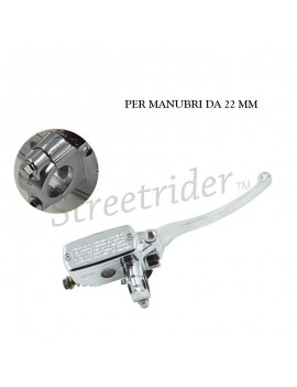 HEBEL ALUMINIUM BREMSE UND KUPPLUNG KIT DE LUXE CHROM LENKER 22 MM MOTORRAD CAFE RACER