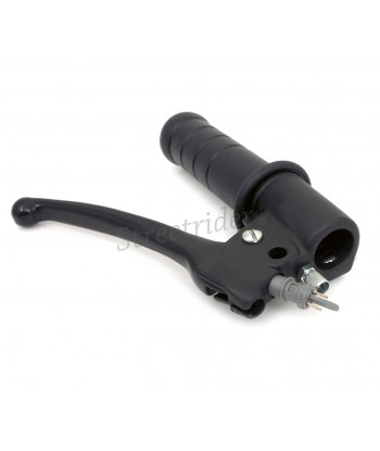 COMPLETE DOMINO THROTTLE CONTROL AND UNIVERSAL BLACK BRAKE LEVER FOR CAFE RACER MOTORCYCLES