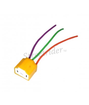 H4 CERAMIC PLUG CONNECTOR FOR MOTORCYCLE HEADLIGHT BULBS