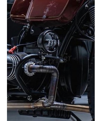 UNIVERSAL LED SPOTLIGHT EU APPROVED 120 MM BLACK FOR CAFE RACER MOTORCYCLE