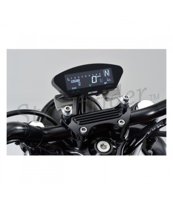TACHIMETRO CONTAGIRI COCKPIT MULTIFUNZIONE DAYTONA DEVA01 NERO PER MOTO