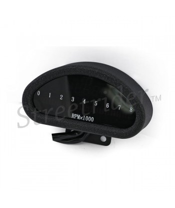 TACHIMETRO CONTAGIRI COCKPIT MULTIFUNZIONE NERO PER MOTO