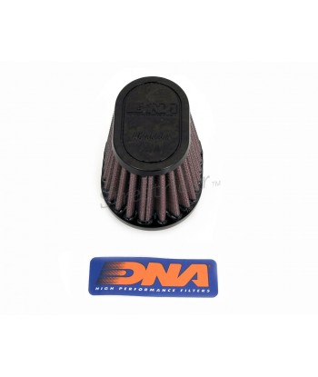 LUFTFILTER OVAL CLAMP-ON KLEMME DNA AUF 44 MM. CAFE RACER MOTORRAD