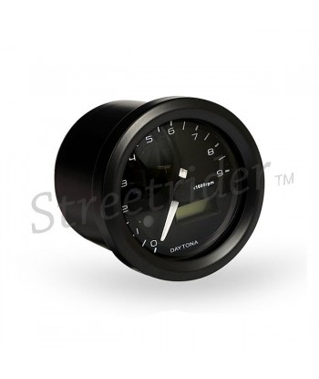 CONTAGIRI 48 MM VELONA NERO 9000 RPM PER MOTO CAFE RACER