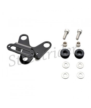 STAFFA DI SUPPORTO TACHIMETRO VELONA 60 MM NERA PER MOTO