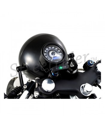SUPPORT COMBINATIF VELONA 60 MM SPEEDOMETER NOIR POUR MOTO
