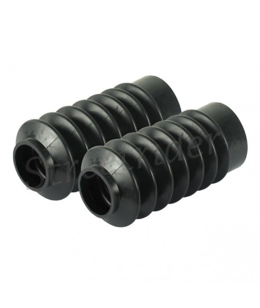 SOFFIETTI COPRI STELI FORCELLA UNIVERSALI BOBBER 39 MM NERI PER MOTO CAFE RACER