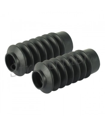 SOFFIETTI COPRI STELI FORCELLA UNIVERSALI BOBBER 41 MM NERI MOTO CAFE RACER