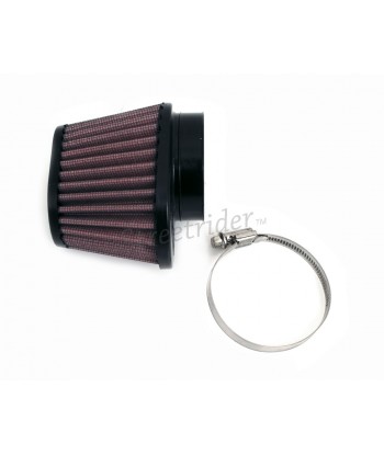 FILTRO ARIA OVALE CLAMP-ON DNA 49 MM PER MOTO CAFE RACER