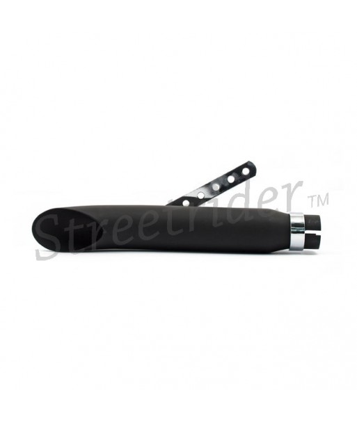 UNIVERSAL BLACK EXHAUST MUFFLER TURN-OUT 40.6 CM MOTORCYCLE