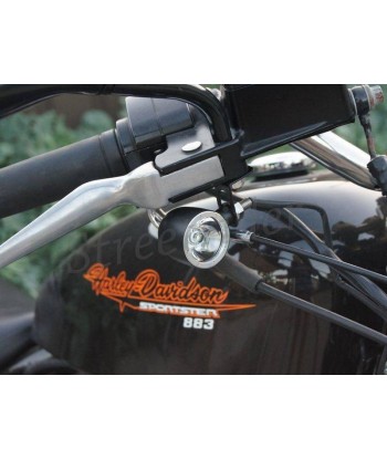 INDICATORI DI DIREZIONE FRECCE ANTERIORI MULTIFUNZIONE NERE/CROMO CREE LED PER MOTO