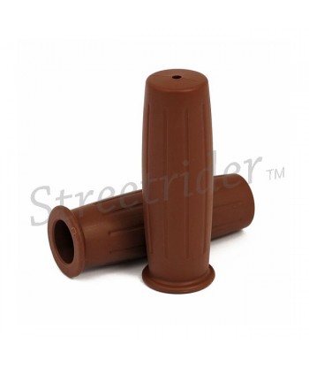 GRIPS CLASSIC GRIPSTER BROWN 7/8 " 22 MM. FOR MOTORCYCLES