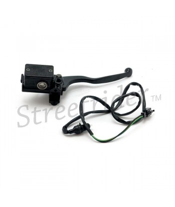 MASTER CYLINDER CONTROL LEVER FRONT BRAKE PUMP BLACK 14 MM FOR CAFE RACER MOTORCYCLE