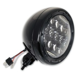 SCHEINWERFER 190 MM MULTI BEAMER MIT 15 LED MOTORRAD CAFE RACER