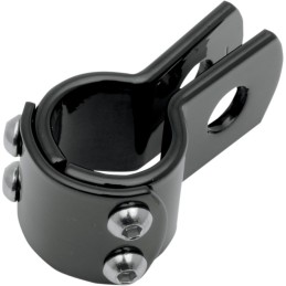 UNIVERSAL BRACKET CLAMP 1 BLACK 1/2 "(38 MM) FOR PIPE AND FRAMES MOTORCYCLE