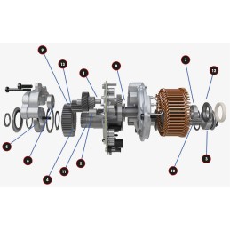 KOMPLETTES WARTUNGSSATZ ERSATZTEILE ELEKTROMOTOR BOSCH GENERATION 4