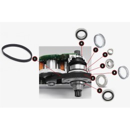 COMPLETE MAINTENANCE KIT SPARE PARTS ELECTRIC MOTOR BROSE DRIVE