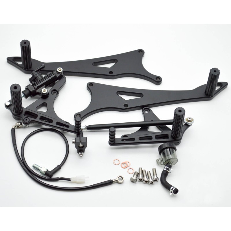 FUSSRASTEN-KIT HINTERSEITE BLACK EDITION für BMW K100 K75 K1100